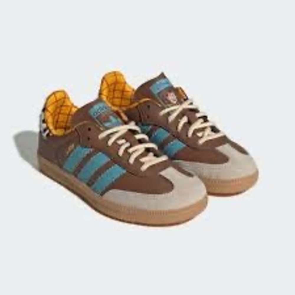 Adidas Toy Story x Samba Disney Woody Brown Kids Sneaker JI3099 Size 1.5Y RARE
